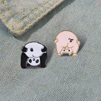 【YF】▩  Cartoon Enamel Pins Custom Chibi Pig And Brooches Badge Childlike Jewelry for Kids