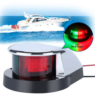 ไฟเรือเดินสมุทร LED สำหรับเรือไฟนำทางไฟเรือเดินสมุทรสีแดงและสีเขียว