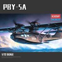 ACADEMY 12487เฮลิคอปเตอร์รุ่น172 PBY-6A สำหรับ Catalina Blackcat Anti-Submarine Reconnaissance สำหรับ dam งานอดิเรก DIY ของเล่น