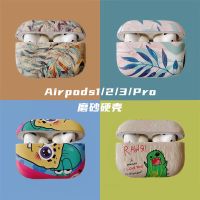 READY STOCK! Cute KAWS Sesame Street &amp; SpongeBob SquarePants for Airpods 1-2 Pro Hard Earphone Case Cover
