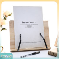 ✨ Konka ที่ตั้งหนังสือพับได้สำหรับอ่านหนังสือในบ้านที่พักอ่านหนังสือแบบปรับได้