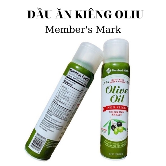 Dầu xịt ăn kiêng olive oil member s mark 0 calo - ảnh sản phẩm 3