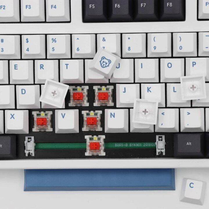 arctic-keycaps-cherry-profile-139keys-pbt-คีย์บอร์ดเชิงกล-61-68-71-84-87-100