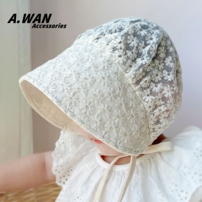 [สินค้าใหม่ ลดราคา จํากัดเวลา] IG หมวกบักเก็ต กันแดด ระบายอากาศ ลูกไม้ สไตล์เกาหลี หวานแหวว เจ้าหญิง สําหรับเด็กผู้หญิง
