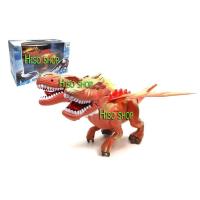 Dinosaur toy ไดโนเสาร์ของเล่น ไดโนสองหัว มีปีก ใส่ถ่านเดินได้ มีเสียงมีไฟ