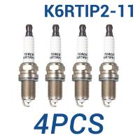 4ชิ้น K6RTIP2-11 4ชิ้น K6RTIP2-11 2-8ชิ้นอะไหล่สำหรับ IFR6T11 5585/ZFR6J-11 Denso SK20R11 K20U11 TOYOTA 90919-01210 90080-91180 K6RTIP2-11คบเพลิงอิริเดียมหัวเทียน