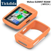 เคสฝาครอบป้องกันเคสซิลิโคนสำหรับ Wahoo ELEMNT ROAM WFCC4 GPS จักรยานคอมพิวเตอร์ป้องกันรอยขีดข่วนให้การป้องกันที่ดีเยี่ยม