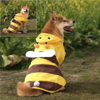 Raincoat for Medium Large Dog Raincoat Waterproof Bee Design Lador Golden Retriever Husky Alaskan Shiba Inu Dog Raincoat