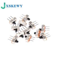 100Pcs Interruptor เปิด－ปิดสวิตช์สไลด์ขนาดเล็ก SS12D00 SS12D00G3 G4 G5 G6 3pin 1P2T 2 Positiontoggle switch ความยาวมือจับ: 3MM