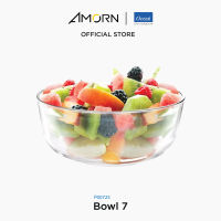 AMORN - (Ocean) P00725  Bowl  -  ชามแอสชูแร็น ชามดินเนอร์เเวร์ ชามโอเชี่ยนกลาส 7 นิ้ว