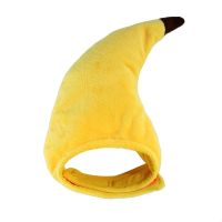 Cat Hat Banana Funny Halloween Costume Cat Dog Hats Pet Puppy Props Dress Headgear Cat Holiday Decoration Headgear Pet Clothing Shoes Accessories Cost