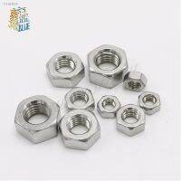 ❀❀✙  1 /5/10PCS DIN934 M8 M10 M12 M14 M16 M18 M20 304 Stainless Steel Fine teeth Hex Nuts Slip Lock Hexagon Nuts Metric Thread