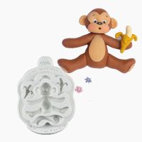 ELEGANT 3D Monkey Silicone Mold For Baking Fondant Cake Mould Cake Decorating Tools Sugar Buttons Kitchen Gadgets And Accessories M1155