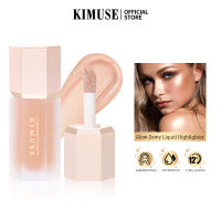 KIMUSE Glow Dewy Liquid Highlighter Long-lasting Smudge Proof Natural-Looking and Dewy Finish Illuminator Face Cosmetics