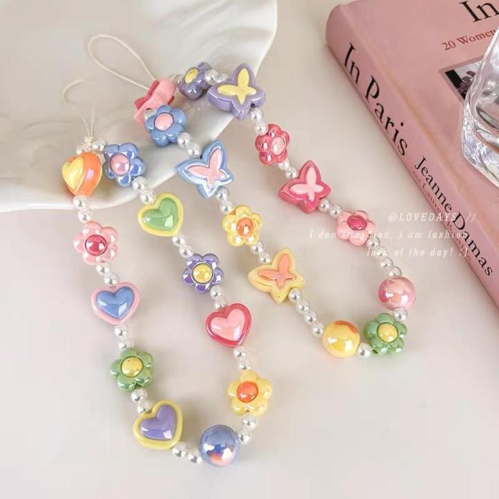 sweet-mobile-phone-accessory-butterfly-and-flower-phone-strap-fashion-cell-phone-charm-butterfly-cell-phone-strap-womens-telephone-decoration