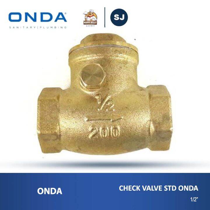 Check Valve Tabok Klep 1 2 Inch Onda Original 1 2 Taboklep Kuningan