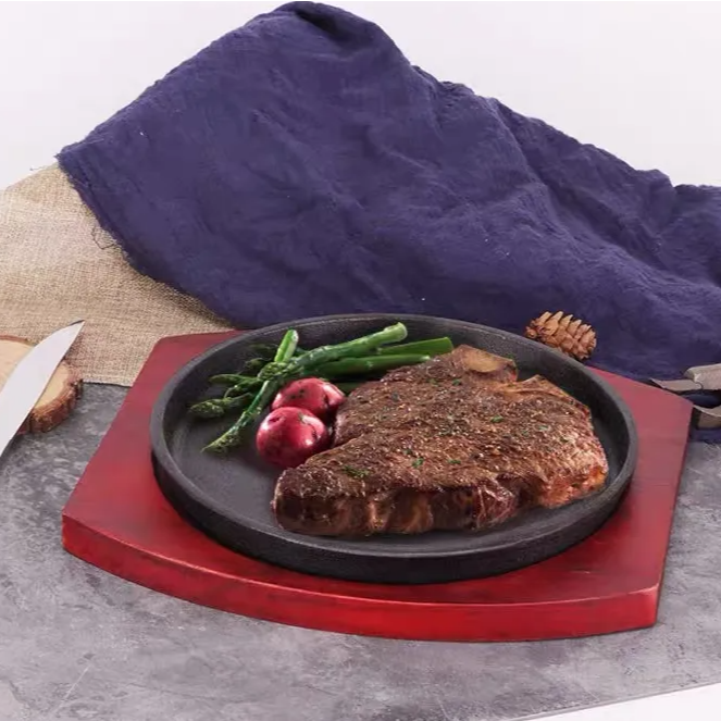 Steak Grill Plate Sizzling Plate Sisig plate Cast Iron sizzling plate