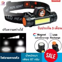 (ส่งไว) ไฟฉายคาดหัว Outdoor USB Rechargeable Headlight /101 ไฟฉายแรงสูง ไฟฉายชาร์จได้