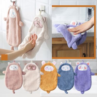 Thicken Kitchen Towel Housework Cleaning Hangable Absorbent Hand Towel Household Dish Cloth Kitchen Towel Cleaning Cloth Toallas