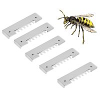 5Pcs Apiculture Bee Bee กล่อง Bee Hive ประตูกรง Flight Gate Entrance Beehive การเลี้ยงผึ้งอุปกรณ์เครื่องมือสำหรับ Beekeeper