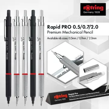 Rotring Rapid Pro Drafting Pencil - 0.5 mm - Silver Body