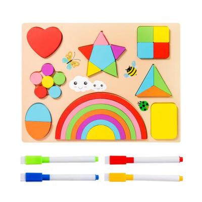 Shape Sorter Shape Matching Puzzles Montessori Learning STEM Toys for Fine Motor Skills Development Fun Puzzles for Girls Boys cosy