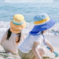 ? Recommend Japanese SHUKIKU anti-95 UV childrens sun visor hat fisherman summer beach