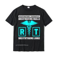 Funny Respiratory Therapist Gift For Therapy Week T-Shirt Fashionable Mens T Shirt Family T Shirt Cotton Funny