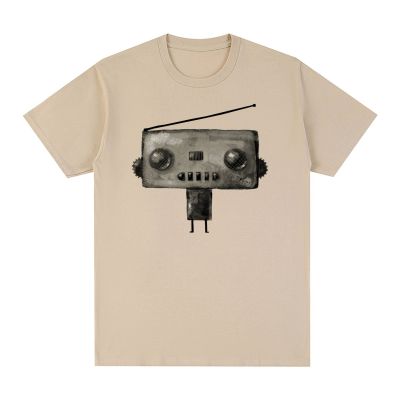 Radiohead Vintage Tshirt Hop Rock Band Music Album Cotton Men T Shirt Tee Tshirt 100% Cotton Gildan