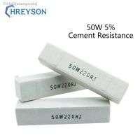 ✠♘ 50W Ceramic Cement Resistor 5 1 Pcs In A Pack 12R 15R 18R 20R 22R 30R 33R 39R 47R 50R 56R 75R 100R 120R 150R 200R 220R 270R