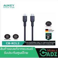 AUKEY CB-KCL2 สายชาร์จเร็วไอโฟน Circlet CL Nylon Braided USB-C to Ligthning Cable (1.8m) รองรับมาตรฐาน MFi วัสดุเคฟล่าร์ ทำให้สายคงทนมากกว่า 10 เท่า