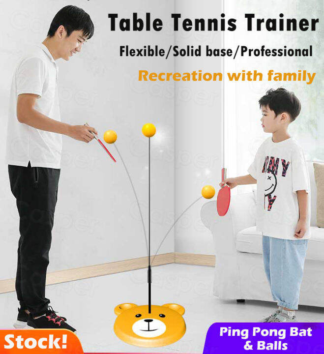 Table Tennis Trainer Flexible Stick PingPong Practice At Home With
