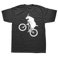 Funny Goat Unique Mounn Bike Cycling T Shirts Graphic Cotton Streetwear Short Sleeve Birthday Gifts Summer Style T shirt Men XS-6XL