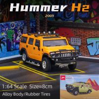 JKM 1/64 Hummer H2 Model Car Alloy Diecast Toys Classic Super Racing Car Vehicle For Children Gifts