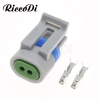 1-20Sets Delphi 2 Pin Female Male Waterproof Electrical Wire Connector Sealed Auto Plug For GM 12162197 12162195 12162193