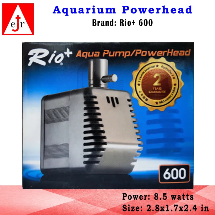 Ejr Store Aquarium Rio 600 Aqua Submersible Pump Powerhead 8 5 Watts Lazada Ph