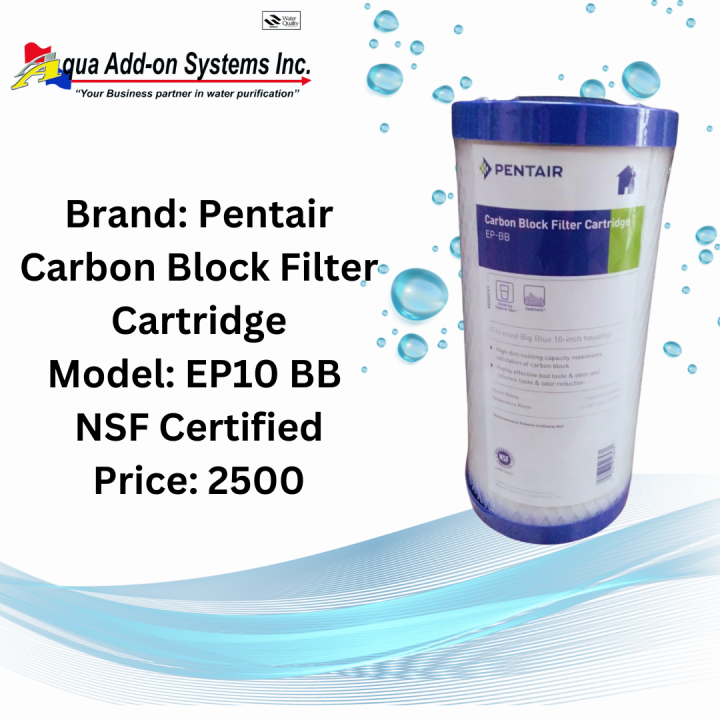 PENTAIR CARBON BLOCK FILTER CARTRIDGE EP10BB & EPM20BB Lazada PH