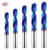 BB Solid Carbide Twist Drill Blue Coated 1mm-10mm CNC NC machinery Tool Hard Metal Steel Drilling 1PCS