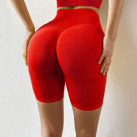 2022New Sports Shorts Women Seamless Push Up Casual High Waist Booty Shorts Feminino Fitness Workout Slim Shorts