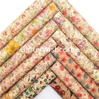 Glitterwishcome Daisy Flowers Butterfly Printed Vinyl Cork Leather Faux Fabric Sheets For  Bows DIY 21X29CM GM1033A Fishing Reels