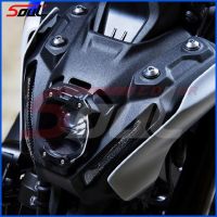 เหมาะสำหรับยามาฮ่า MT-09 2021 2022 FZ09 21-22 MT09ไฟหน้ารถจักรยานยนต์ฝาครอบป้องกันป้องกันฝาครอบป้องกันฝาครอบชุดไฟหน้ารถจักรยาน