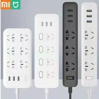 【สะดวก】ต้นฉบับ Xiaomi รางปลั๊ก2.1A อย่างรวดเร็วชาร์จ3USB ขยายซ็อกเก็ต6ร้านซ็อกเก็ตอะแดปเตอร์สหรัฐอเมริกาสหราชอาณาจักรสหภาพยุโรปออสเตรเลีย Mijia รางปลั๊กไฟ