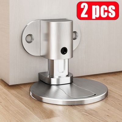 【CW】 Magnetic Door Stop Punch-free Invisible Household Bedroom Floor Anti-collision