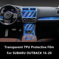 สำหรับ SUBARU OUTBACK 16-20ภายในรถคอนโซลกลางใส TPU ฟิล์มป้องกันป้องกันรอยขีดข่วนซ่อมอุปกรณ์ฟิล์มอานิสงส์