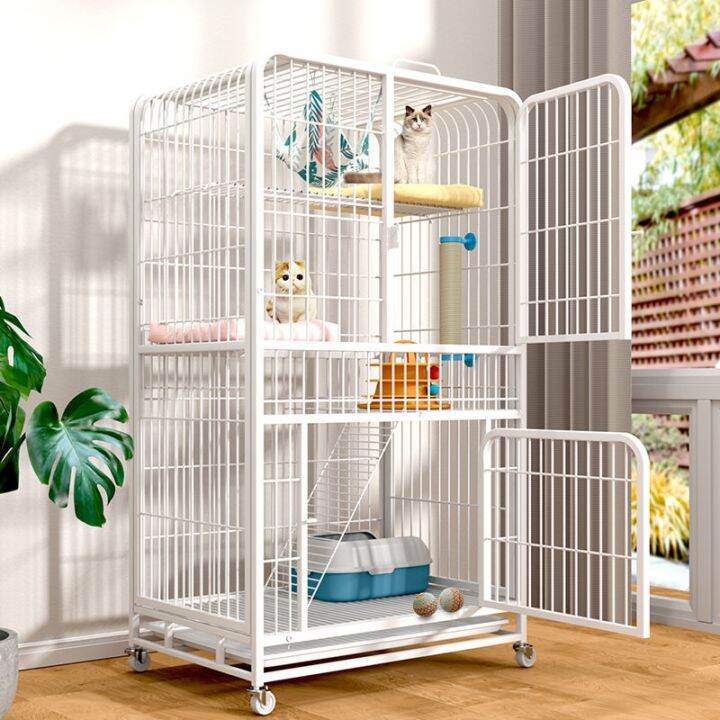 [COD] Cat cage home indoor super large free space cat nest house model ...