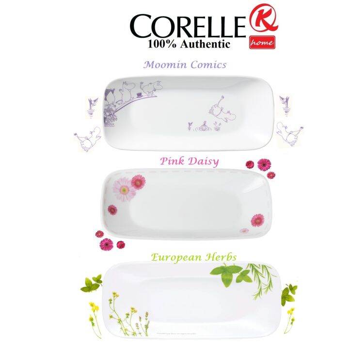 CORELLE Fish Plate 26.7cm x 12.2cm Lazada PH