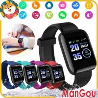 ManGou 116plus Smart Watch รองรับระบบ IOS Android สมาร์ทวอทช์ สายรัดข้อมืออัจฉริยะ นาฬิกาอัจฉริยะ นาฬิกาออกกำลังกาย สายรัดสมาร์ทวอช นาฬิกาวัดหัวใจ