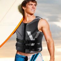 Life Jacket for Adults Neoprene Men Life Vest Water Sports Swim Drifting Fishing Jet Ski Vest Kayaking Boat Women Life Jackets  Life Jackets