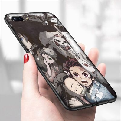 OPPO Realme C3 C2 A5 2 3 5 5i 5S 6 Pro Q XT X2 Soft Cover Silicone Phone Case Anime Demon Slayer