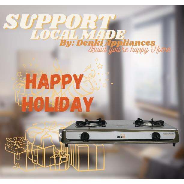 Denki Double Burner Gas Stove Lazada PH